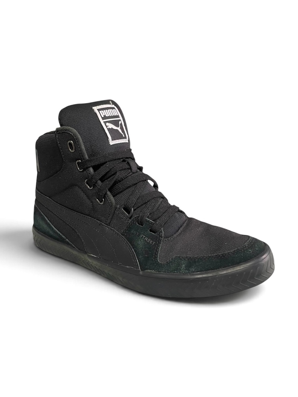 PUMA Sky Street Vulc High Top Sneakers All-Black Men’s size 8.5